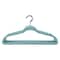 Simplify Super Slim Velvet Huggable Hangers in Dusty Blue, 10PK 3246-DUSTYBLUE - alternate 1
